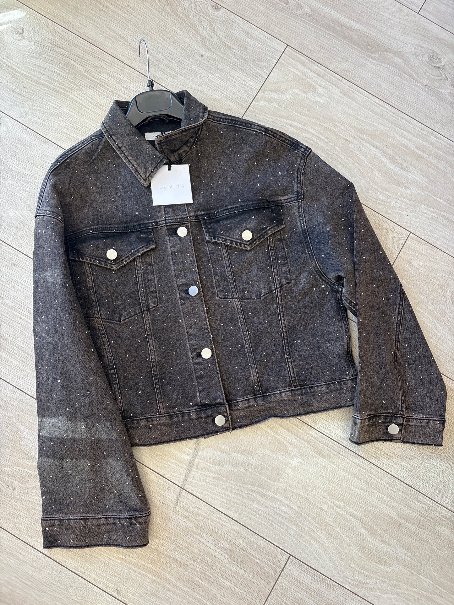 Giacca jeans lumina