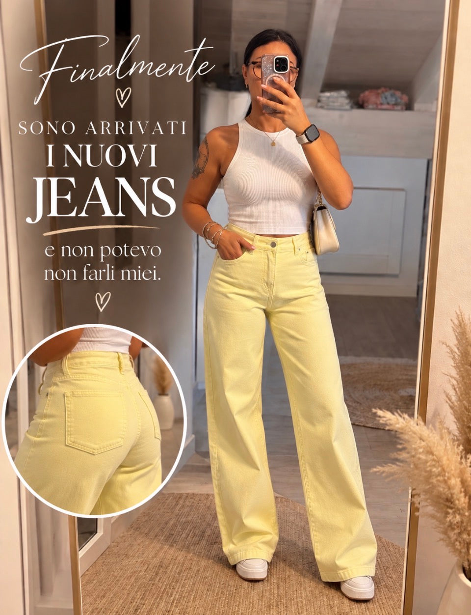 Jeans giallo