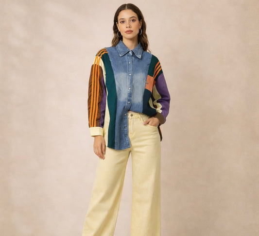 The Runway Remix Denim Shirt