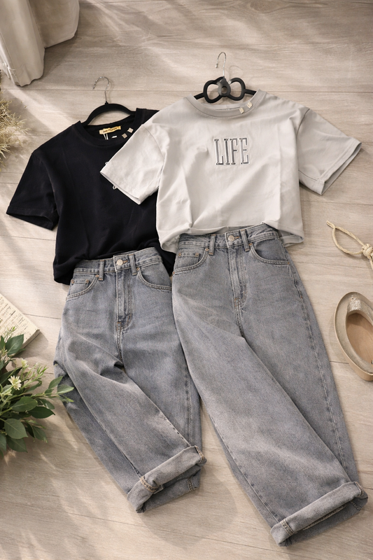 T-shirt crop pinkpepper