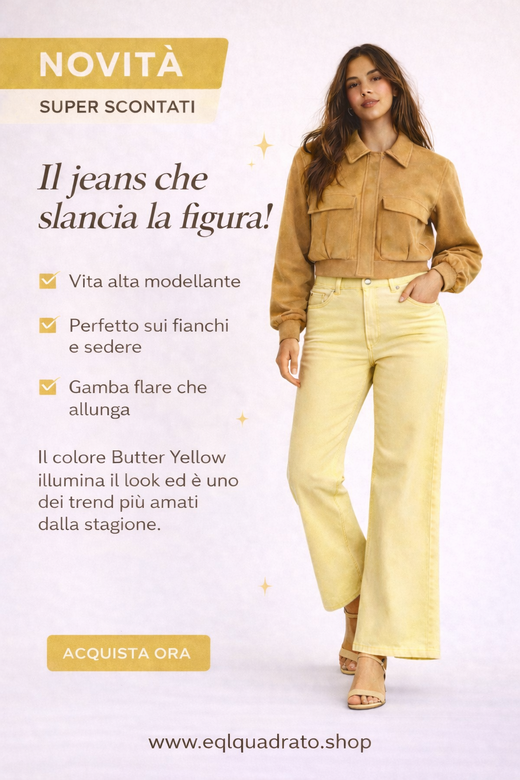 Jeans giallo