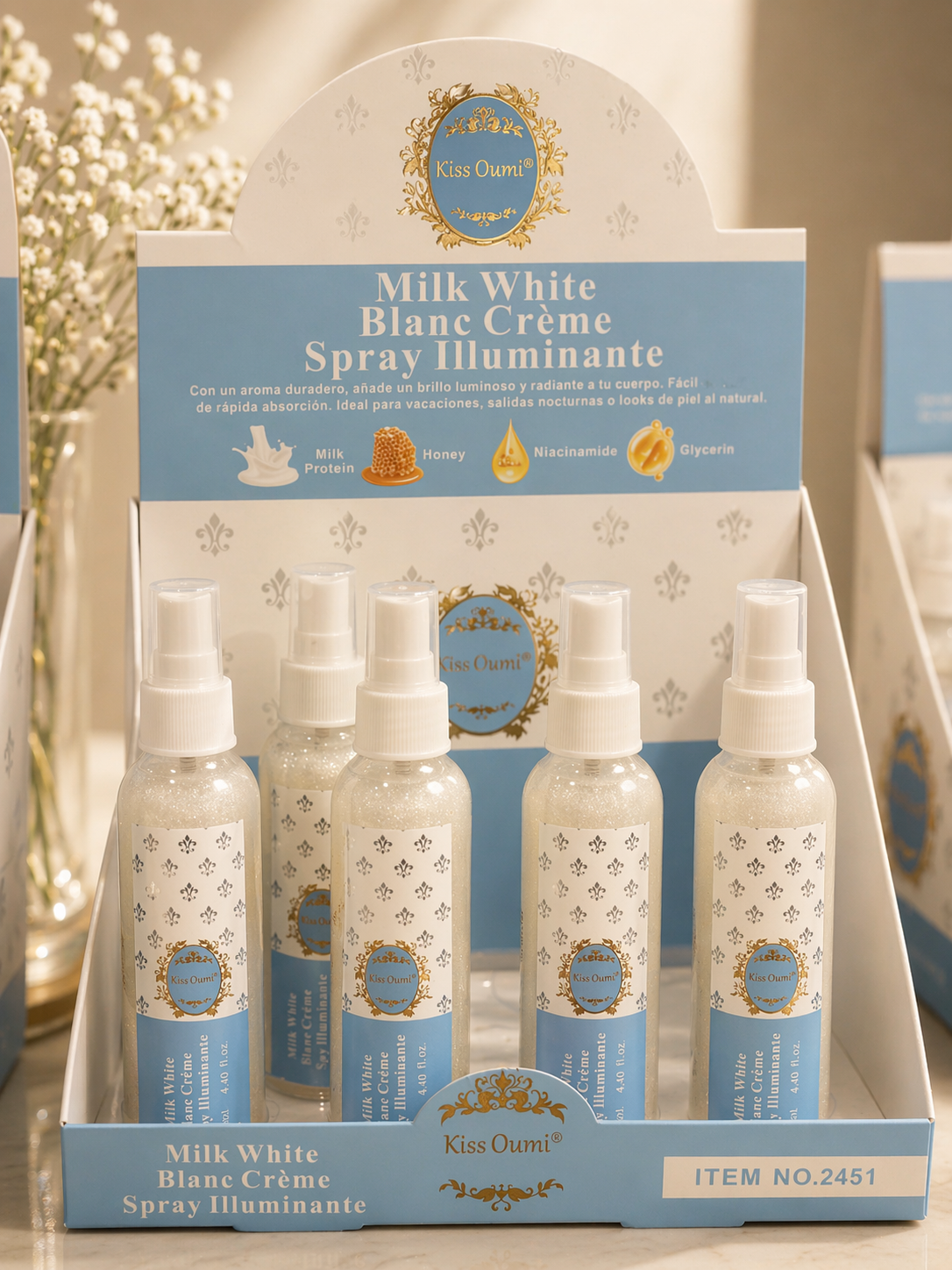 Spray illuminante