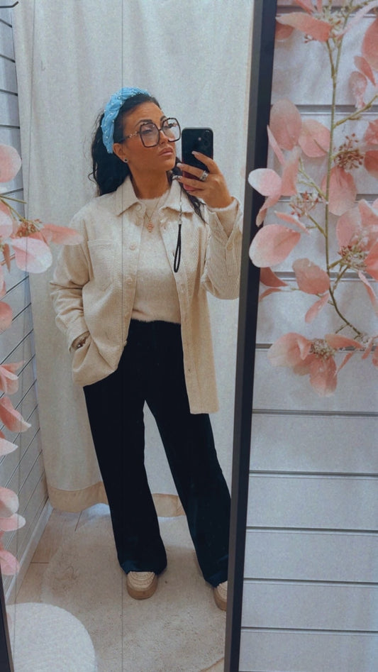 Camicia velluto costine